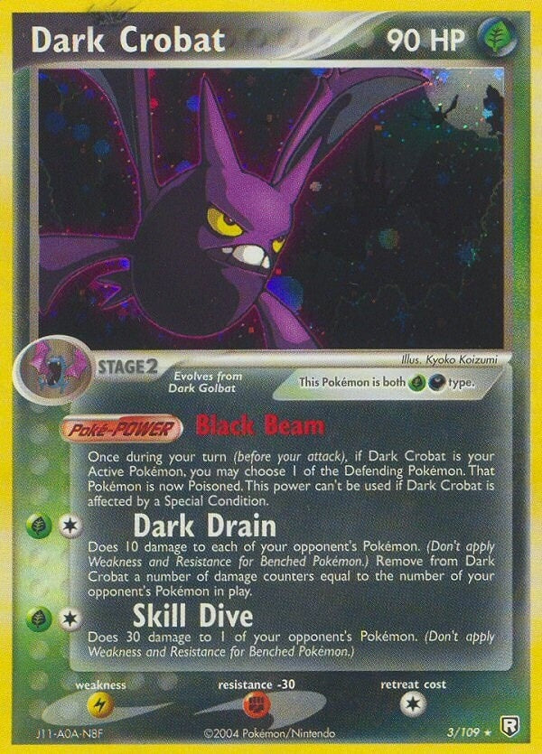 Image for Dark Crobat (3/109) - Pokemon
