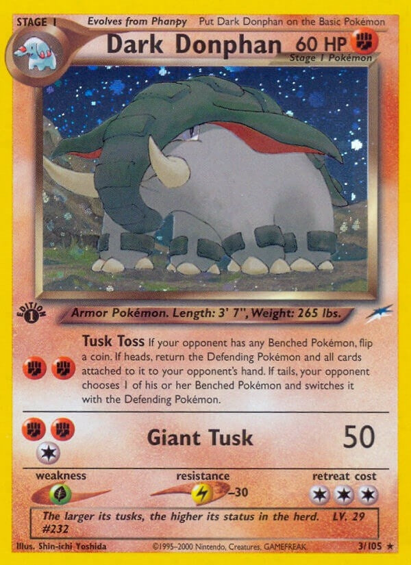 Image for Dark Donphan (003/105) - Pokemon