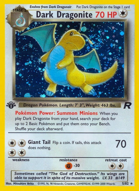 Image for Dark Dragonite (5) (05/82) - Pokemon