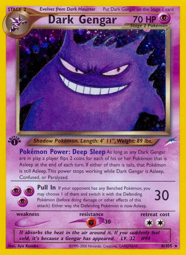 Image for Dark Gengar (006/105) - Pokemon
