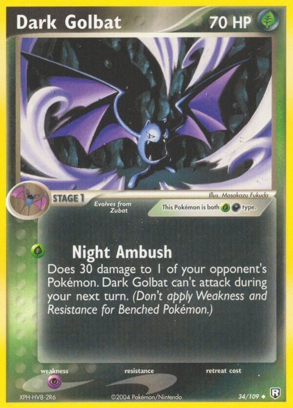 Image for Dark Golbat (34/109) - Pokemon