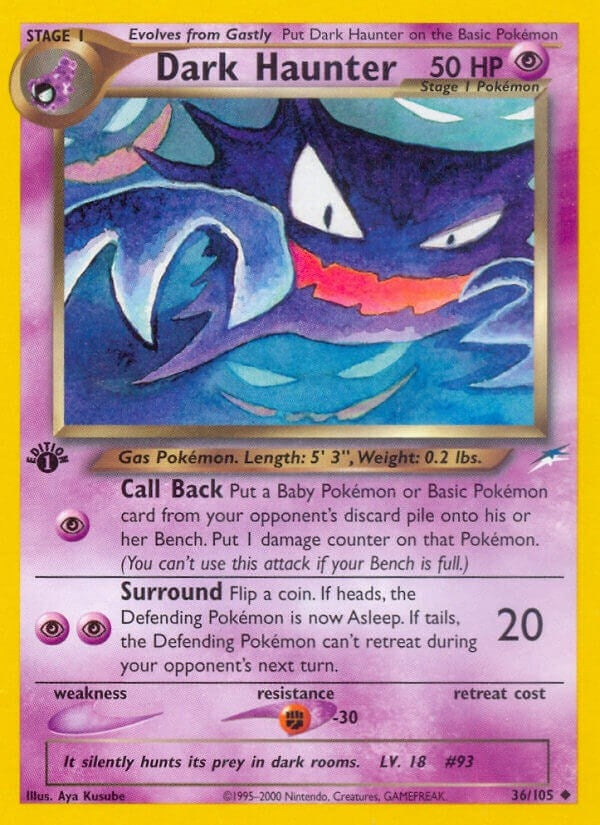 Image for Dark Haunter (036/105) - Pokemon