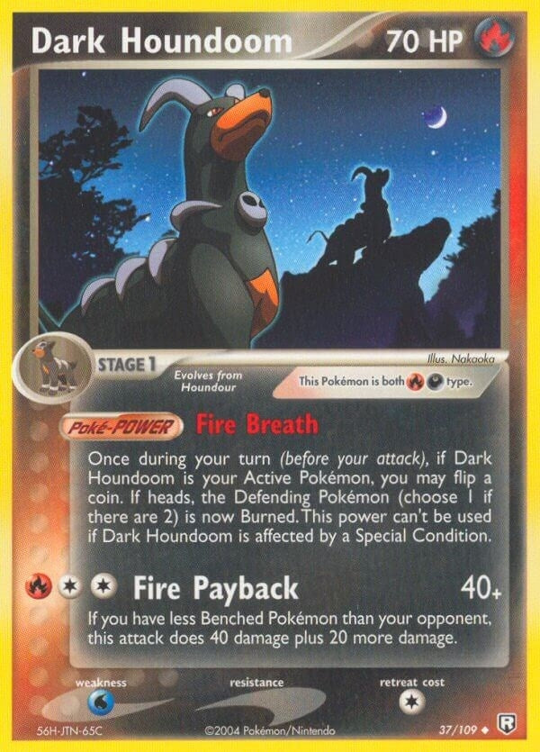 Image for Dark Houndoom (37/109) - Pokemon