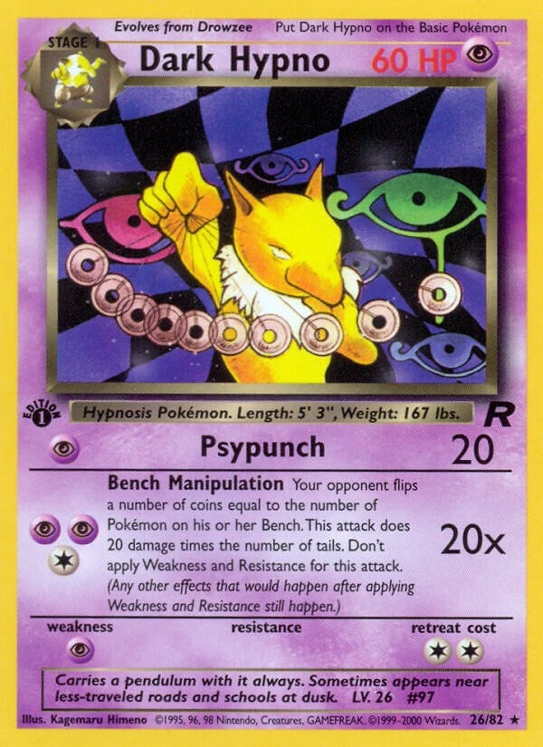 Image for Dark Hypno (26) (26/82) - Pokemon