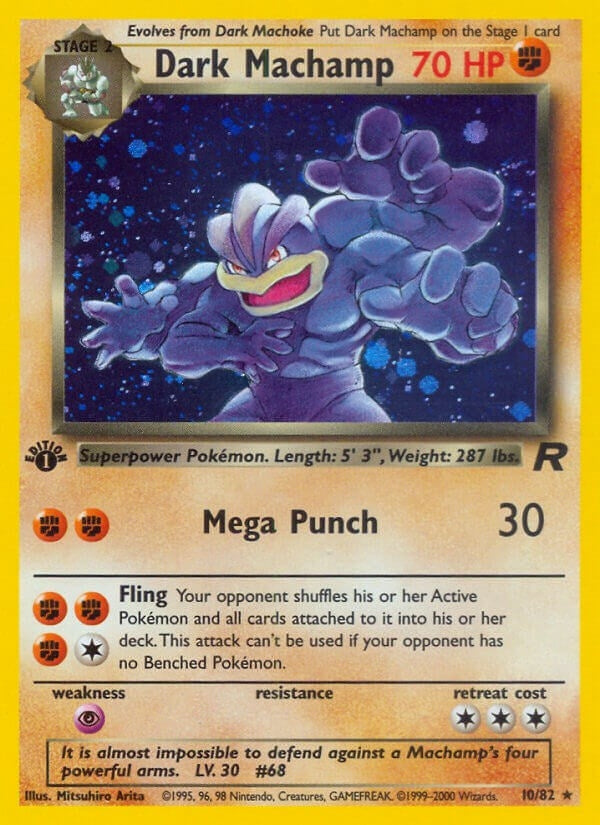 Image for Dark Machamp (10) (10/82) - Pokemon