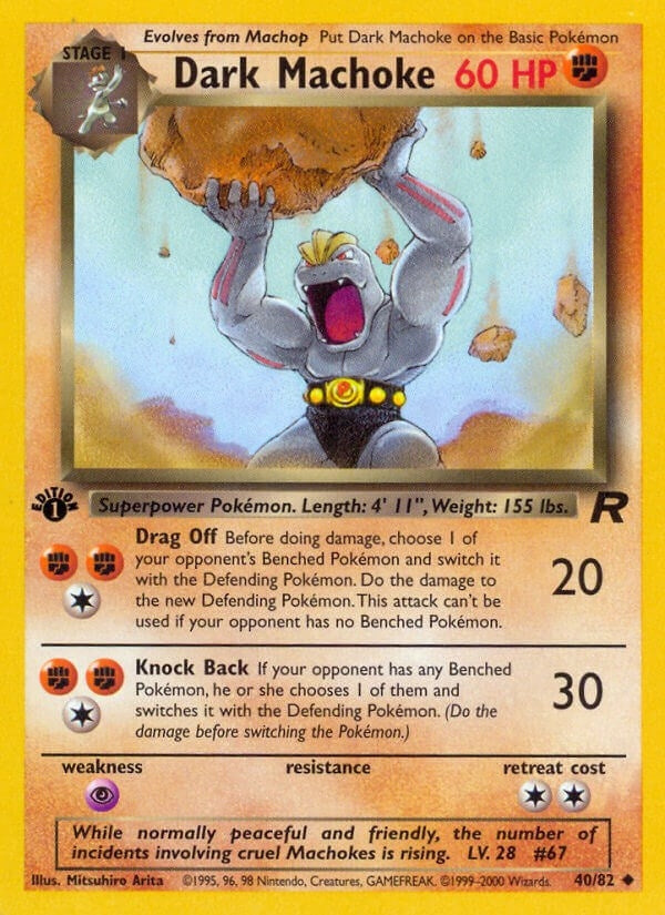 Image for Dark Machoke (40/82) - Pokemon