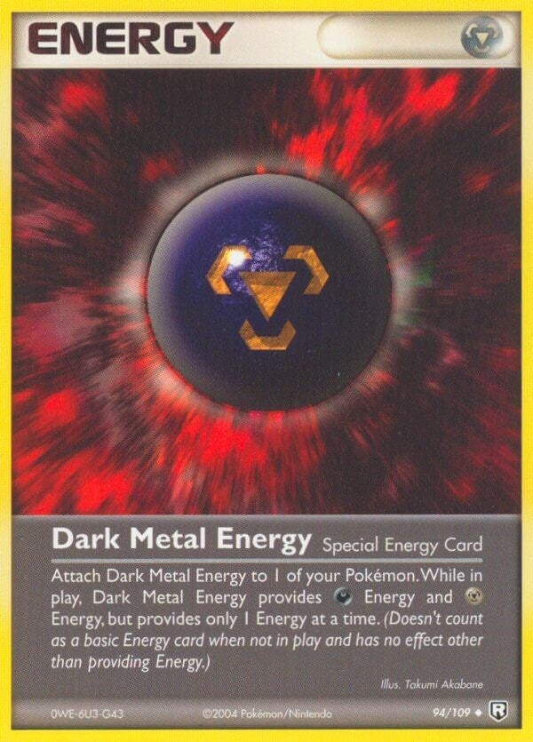 Image for Dark Metal Energy (94/109) - Pokemon