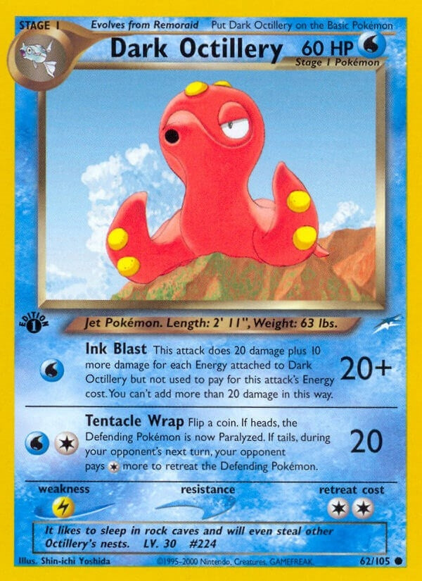 Image for Dark Octillery (062/105) - Pokemon