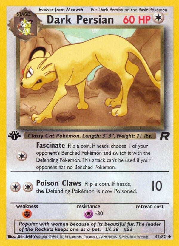 Image for Dark Persian (42/82) - Pokemon