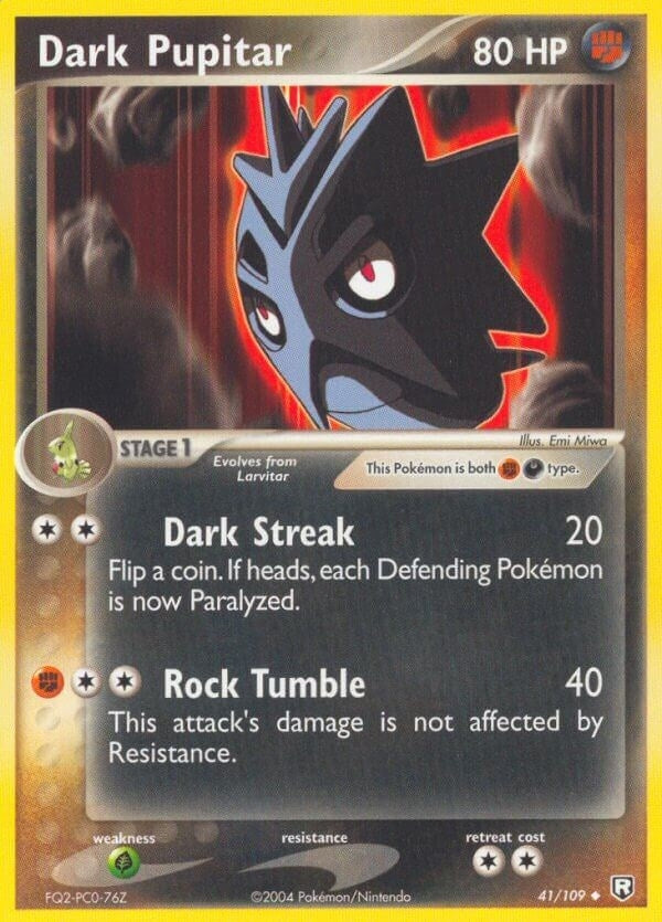 Image for Dark Pupitar (41/109) - Pokemon