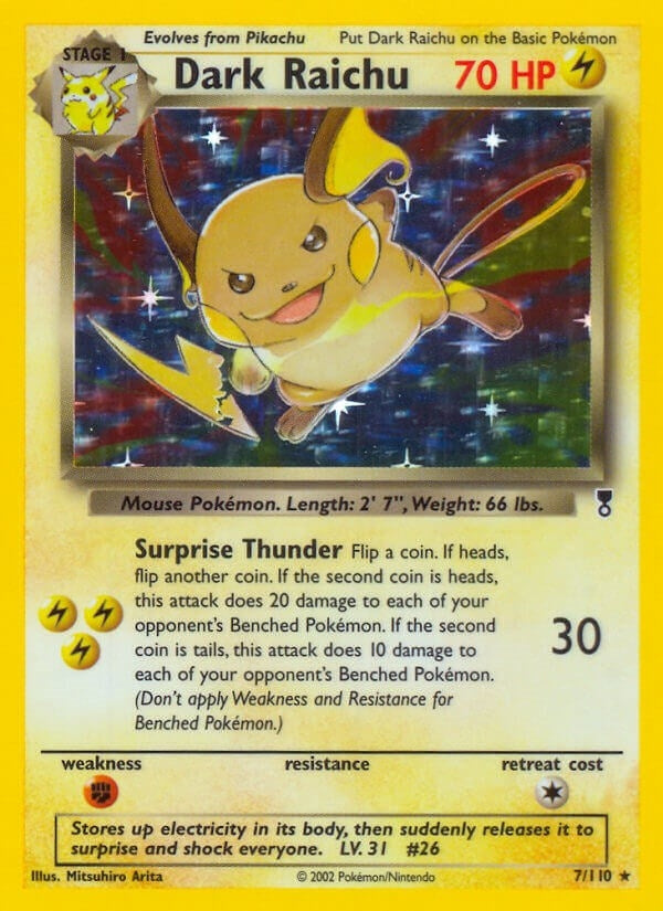 Image for Dark Raichu (007/110) - Pokemon