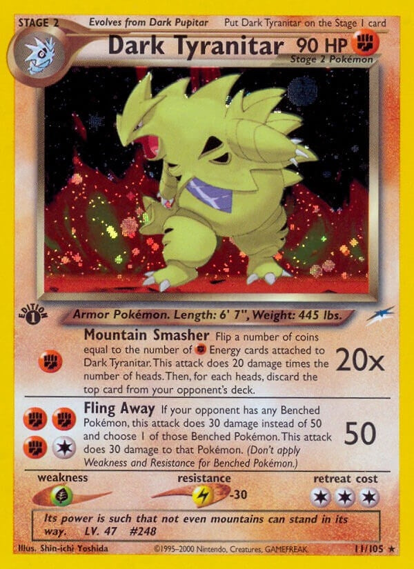 Image for Dark Tyranitar (011/105) - Pokemon
