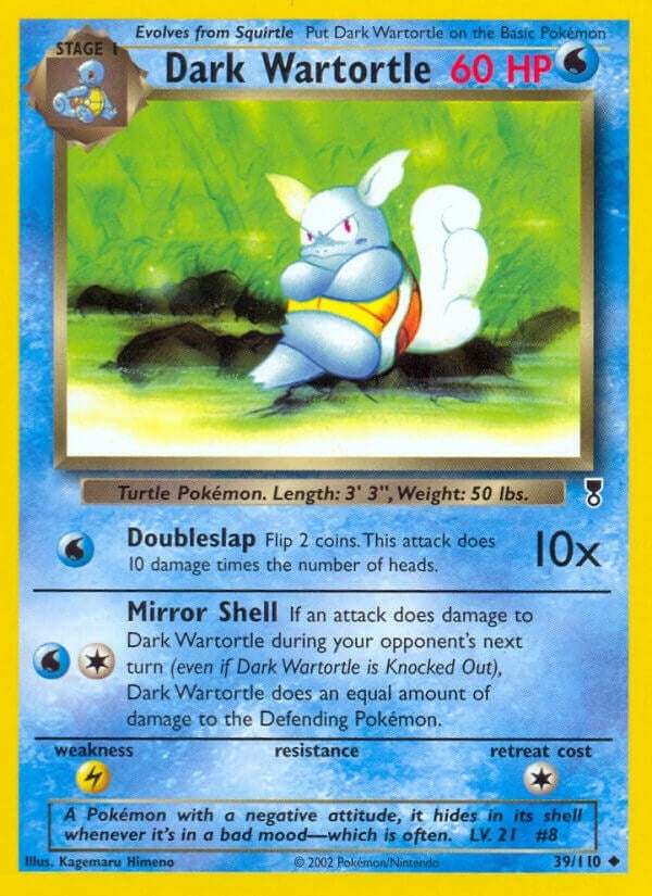 Image for Dark Wartortle (039/110) - Pokemon
