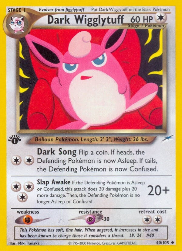 Image for Dark Wigglytuff (040/105) - Pokemon