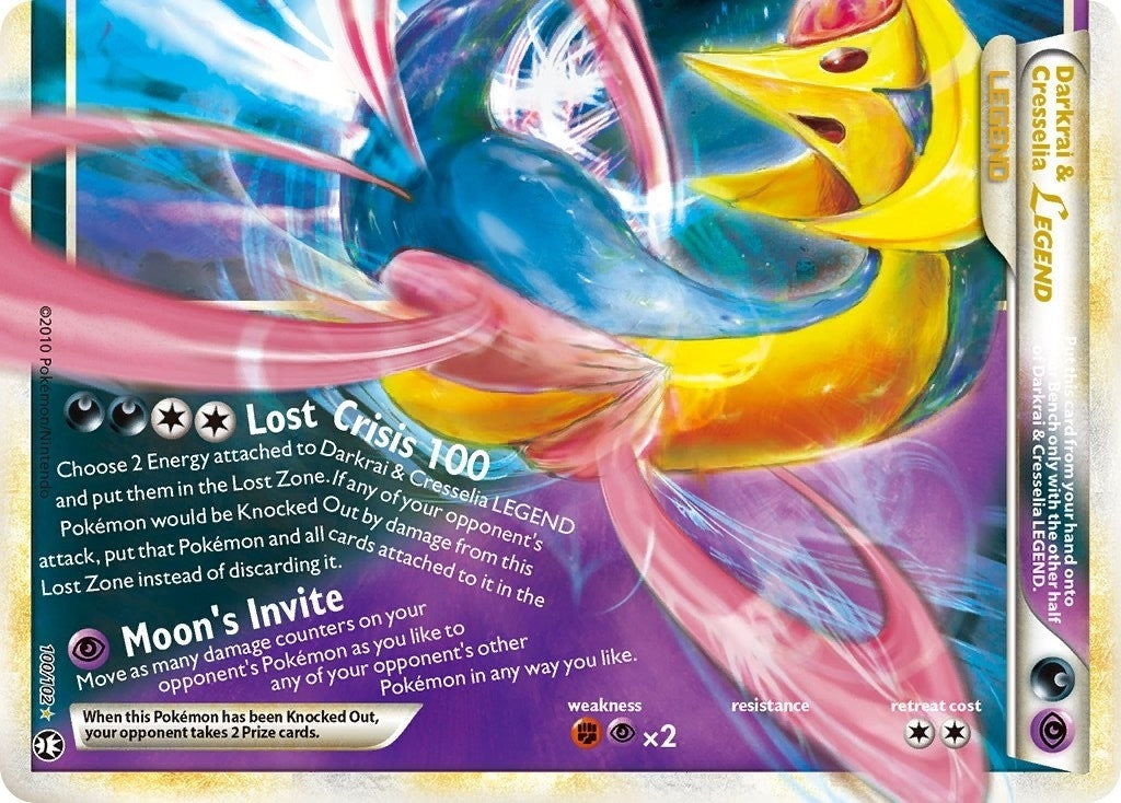 Image for Darkrai & Cresselia Legend (Bottom) (100/102) - Pokemon