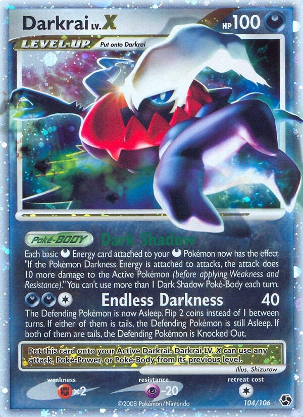 Image for Darkrai LV.X (104/106) - Pokemon
