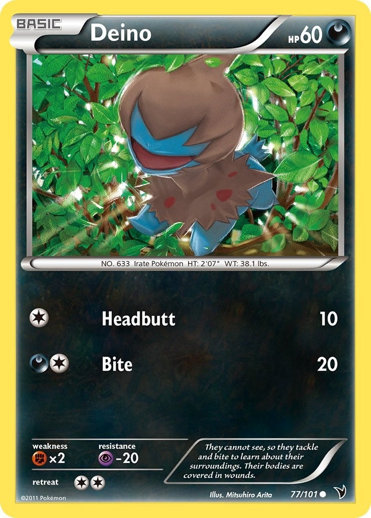 Image for Deino (77/101) - Pokemon