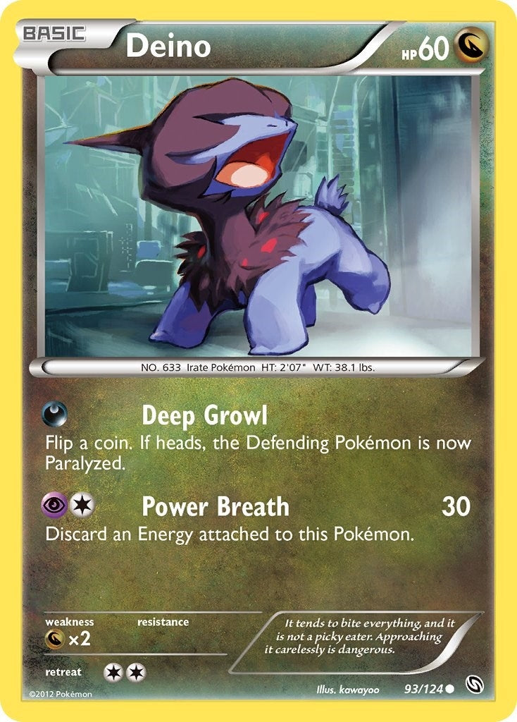 Image for Deino (93) (93/124) - Pokemon