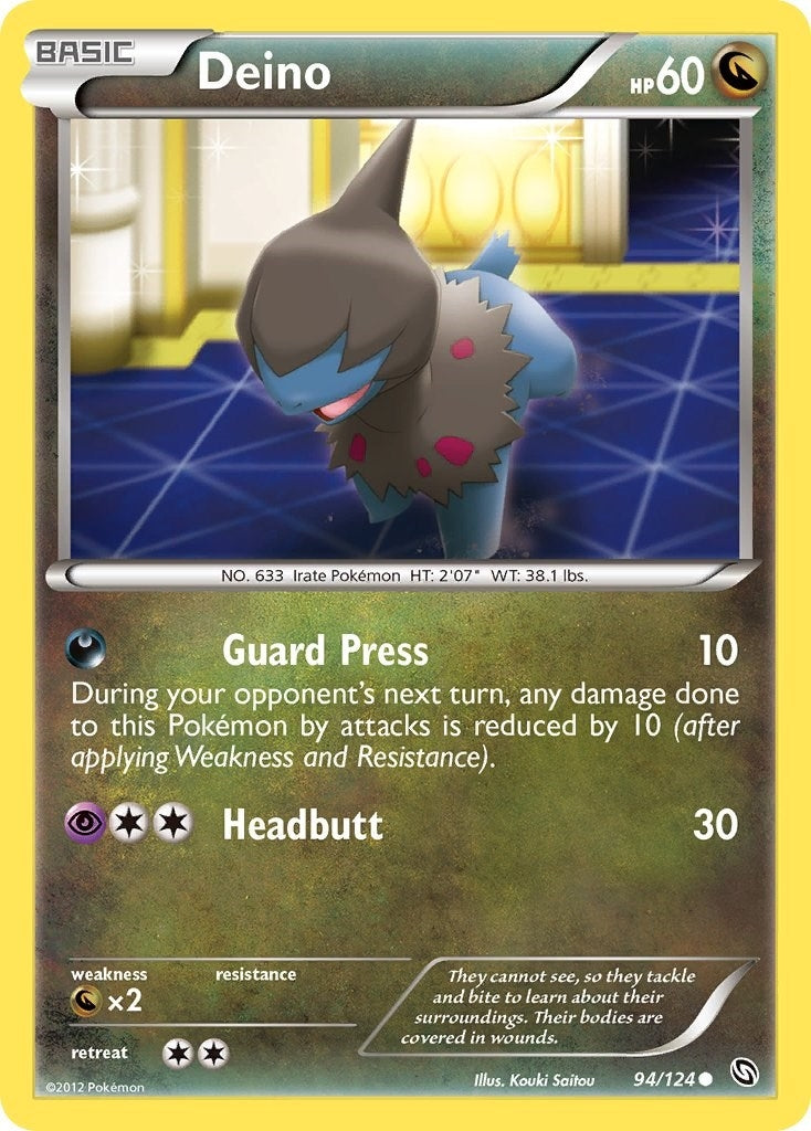 Image for Deino (94) (94/124) - Pokemon