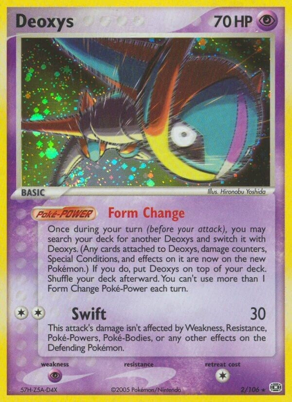 Image for Deoxys (Speed Forme) (2/106) - Pokemon