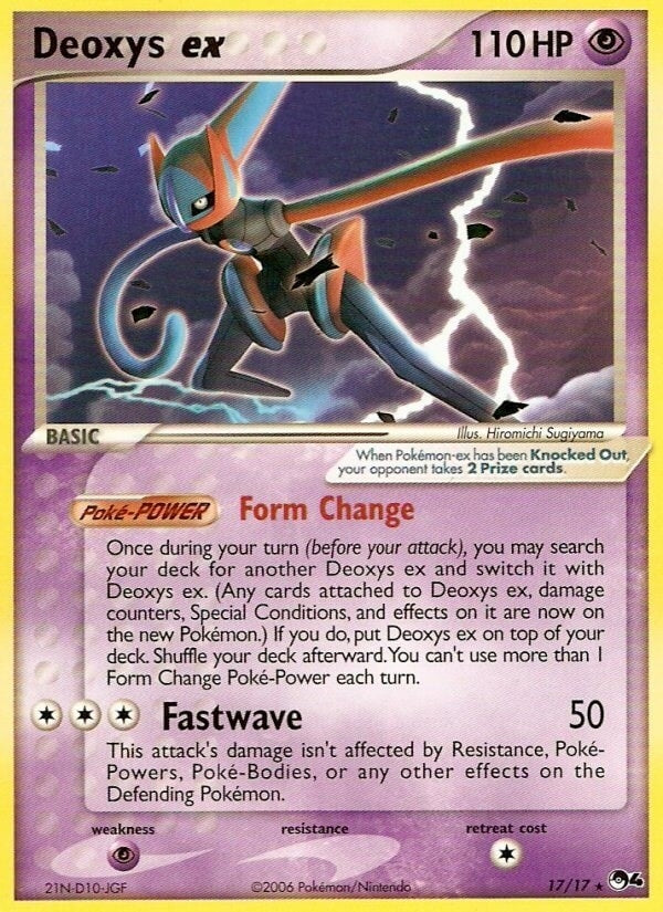 Image for Deoxys ex (017/017) - Pokemon