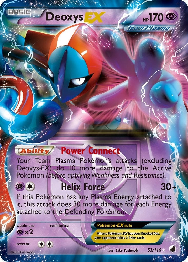 Image for Deoxys EX (Team Plasma) (53/116) - Pokemon