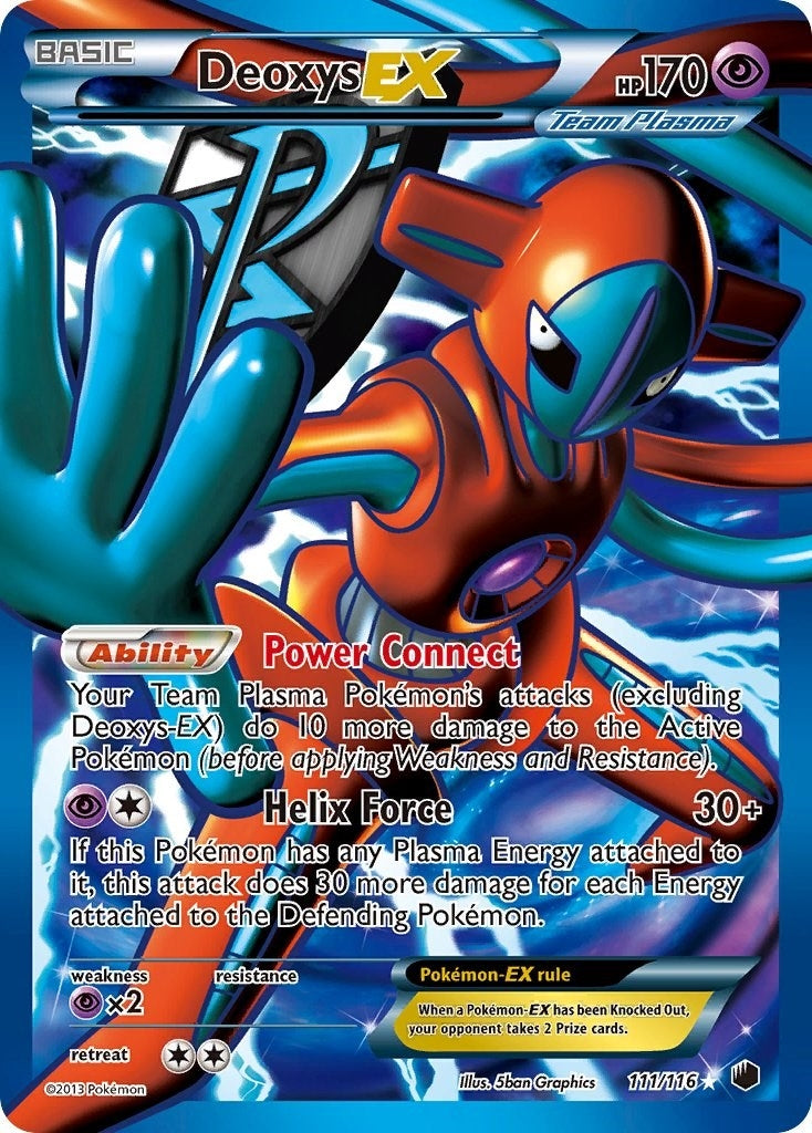 Image for Deoxys EX (Team Plasma) (Full Art) (111/116) - Pokemon