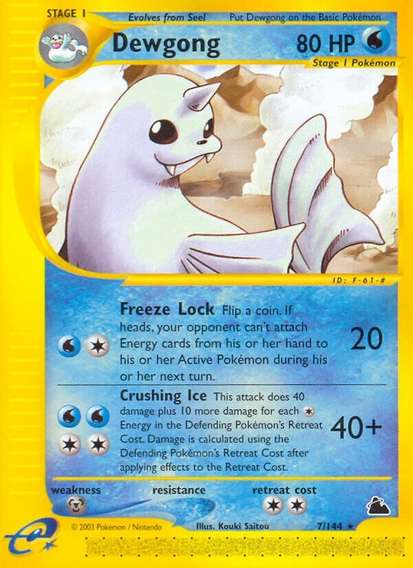 Image for Dewgong (7) (007/144) - Pokemon