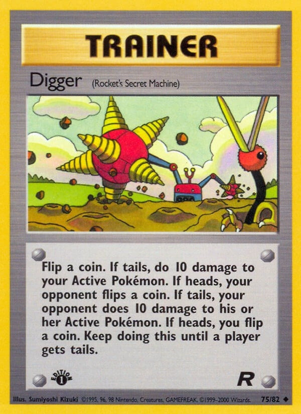 Image for Digger (Rocket's Secret Machine) (75/82) - Pokemon