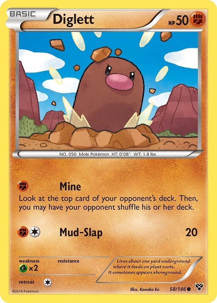 Image for Diglett (58/146) - Pokemon