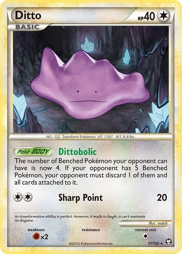 Image for Ditto (17/102) - Pokemon