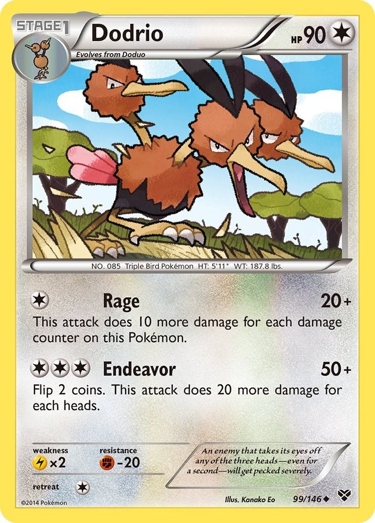 Image for Dodrio (99/146) - Pokemon