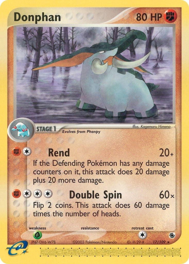 Image for Donphan (17/109) - Pokemon