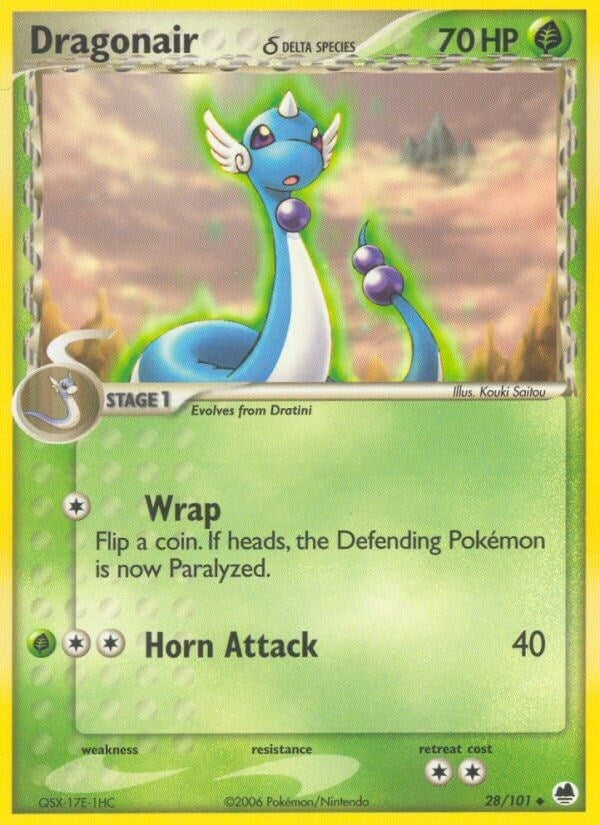 Image for Dragonair (Delta Species) (28/101) - Pokemon