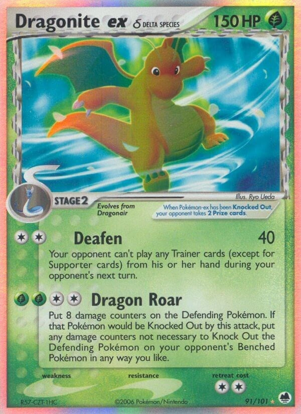Image for Dragonite ex (Delta Species) (91/101) - Pokemon