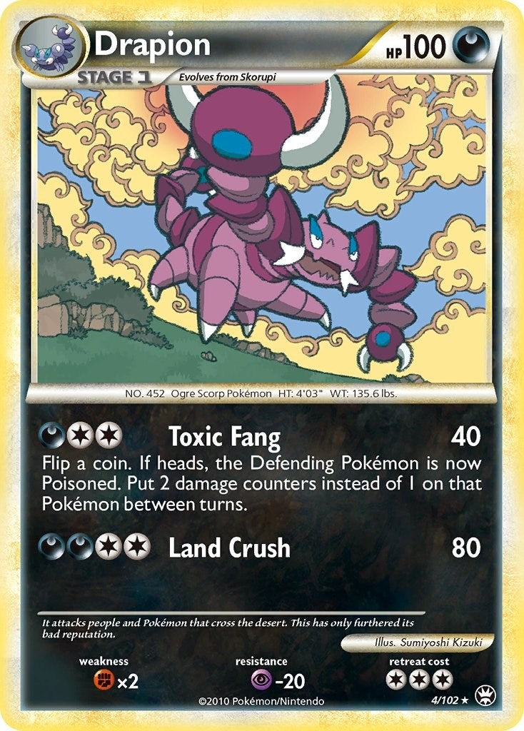 Image for Drapion (4/102) - Pokemon