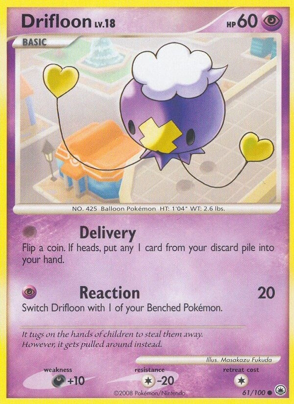 Image for Drifloon (61/100) - Pokemon