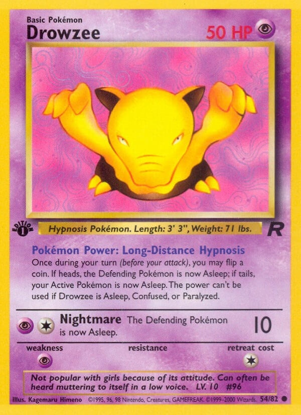 Image for Drowzee (54/82) - Pokemon