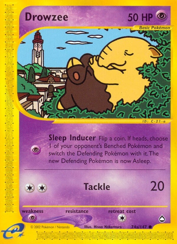 Image for Drowzee (74a) (074a/147) - Pokemon