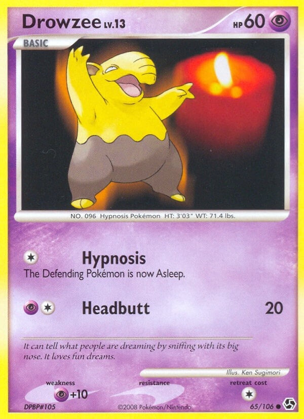 Image for Drowzee (65/106) - Pokemon