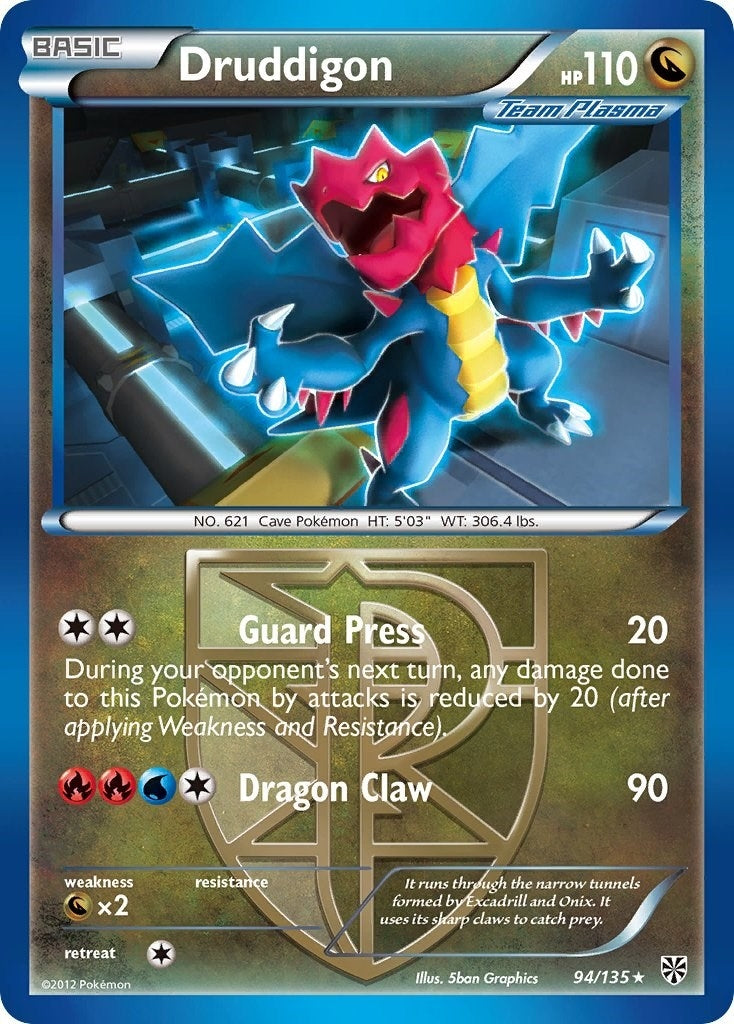 Image for Druddigon (Team Plasma) (94/135) - Pokemon
