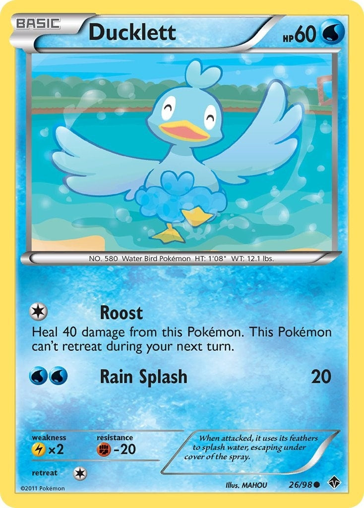 Image for Ducklett (26/98) - Pokemon