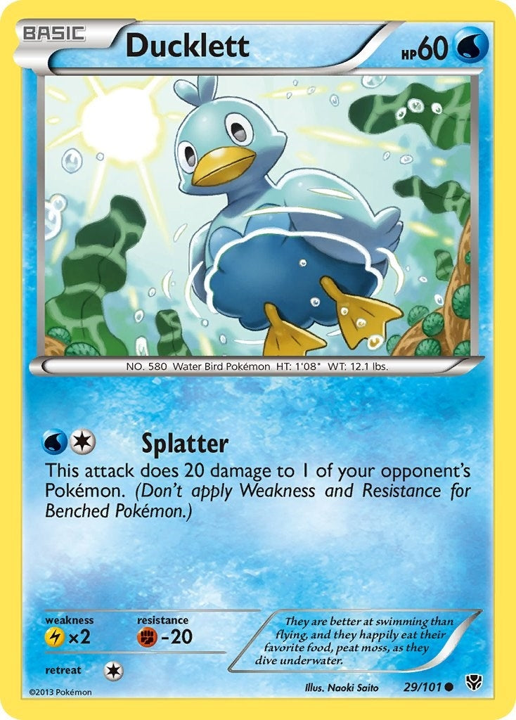 Image for Ducklett (29/101) - Pokemon