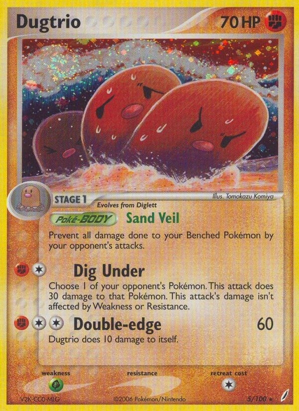 Image for Dugtrio (5/100) - Pokemon