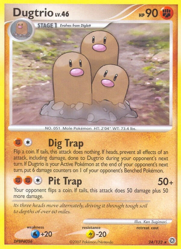 Image for Dugtrio (24/132) - Pokemon