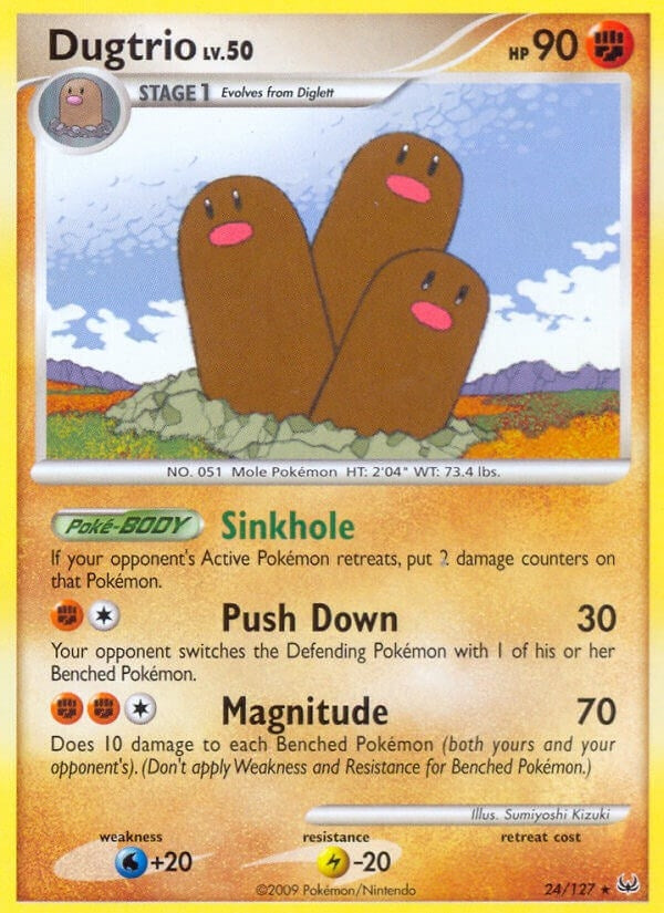 Image for Dugtrio (24/127) - Pokemon