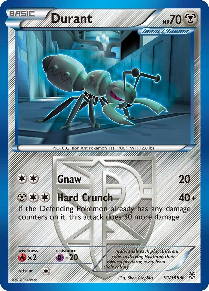 Image for Durant (Team Plasma) (91) (91/135) - Pokemon