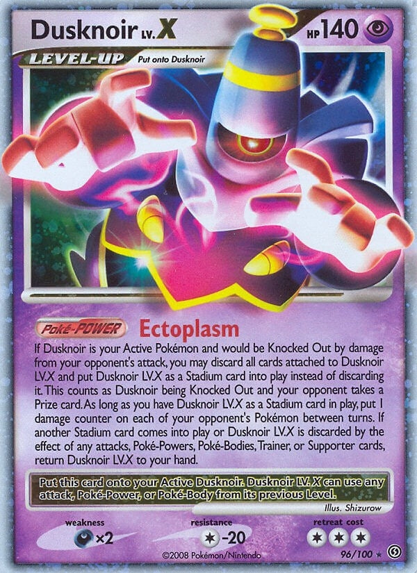 Image for Dusknoir LV.X (96/100) - Pokemon