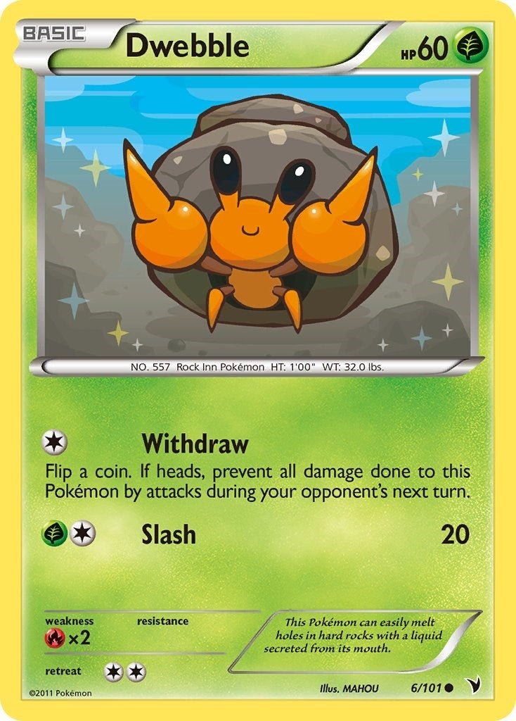 Image for Dwebble (6/101) - Pokemon