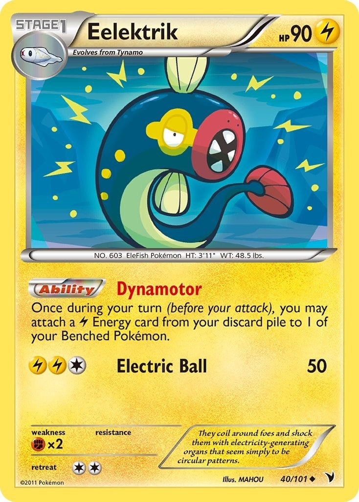 Image for Eelektrik (40/101) - Pokemon